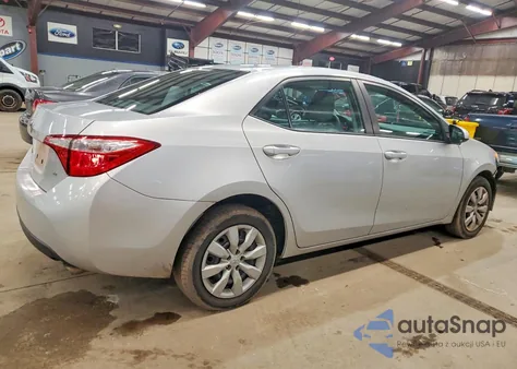 2016 Toyota Corolla L from USA, damaged, VIN 2T1BURHE1GC583146